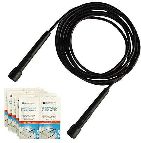 Corde à sauter GENERISE pour adultes – Convient pour l'entraînement à la maison, la gym, le fitness, la boxe, les exercices en plein air, le HIIT, le Crossfit et le conditionnement physique