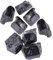 Tnfeeon 1 Uds., Cristal de Cuarzo Negro Natural, turmalina, Piedra en Bruto, Mineral, Piedra curativa, decoración Artesanal