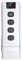 LEDLUX SH1909, Telecomando RF 433MHz, 9 Canali Per Controllare 9 Tapparelle Elettriche Con Stesso Telecomando, Porta Telecomando Incluso