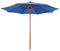 INLIFE Sonnenschirm mit Holz-Mast 300 x 258 cm Blau