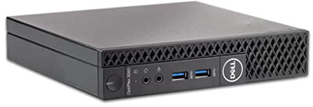 Dell OptiPlex 3060 Micro Intel Six Core i5 8500T 256GB SSD Festplatte 8GB Speicher Windows 11 Pro Desktop Computer Mini PC (Generalüberholt)