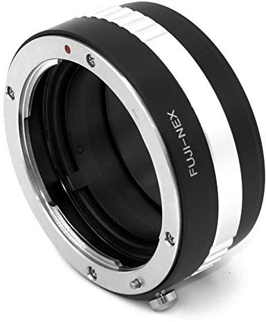 Kompatibel mit Fuji-NEX Objektivadapter kompatibel für Fuji AX (altes X-Mount) Objektiv kompatibel mit Sony E-Mount NEX Kamera