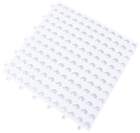 Neamou Interlocking Bathroom Flooring - Modular Interlocking Bathroom Flooring Tiles Cushion,Quick Dry Bath Shower Mats for Home Bathroom Floor