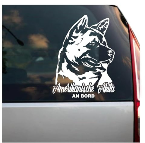 American Akita 19x14cm (Deutsch)