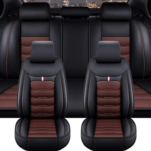 BUULOO Auto-Sitzbezug für Opel Vauxhall Insignia Sports Tourer B A Wagon Estate 2009-2018 2019 2020 2021 2022 2023 2024, 5 Sitzplätze Set Sitzbezug Komplett-Set, wasserdichte Leder,D