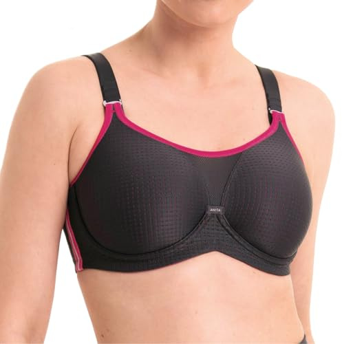 Anita - Performance WireX - Sport-BH (75D Anthrazit/pink)