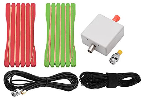 Beufee Short Cable Antenna, 1.6-50 MHz Aerial Portable Long-Wire Shortwave Radio Antenna Radio Tuner Long Line Portable Set