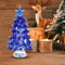 Mini Crystal Christmas Tree Small Glass Christmas Tree Crystal Xmas Tree Holiday Table Tree Glass Pine Tree Resin Sea Glass Christmas Tree Xmas Ornaments for Table Home Decor