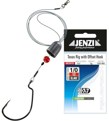 Jenzi 7x7 Texas-Rig,7g,Hak 1/0, 12kg