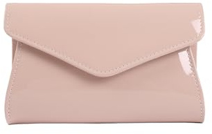 CORIOS Damen Abendtasche PU Leder Clutch Luxus Umschlag Klappe Handgelenktasche Elegant Brauttasche Klein Tasche Abnehmbarer Kette Handtasche für Tanzparty Hochzeit Geburtstag Abendparty