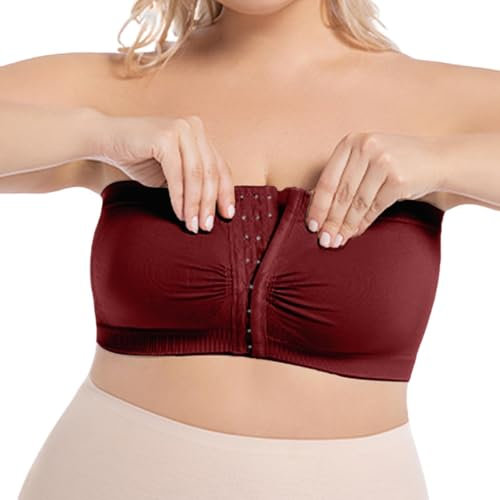 Générique Menstruelle Adolescente Soutien-Gorge sans Bretelles Polyvalent à Fermeture Frontale pour Un Confort Quotidien et Une Tenue décontractée Body Tonton Parrain (XXXL)