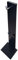 FERRETELIX® Supporto a pedale estintore 6 kg ABC e 2 kg CO2 compatibile con i due tipi di attacco a parete COLORE NERO