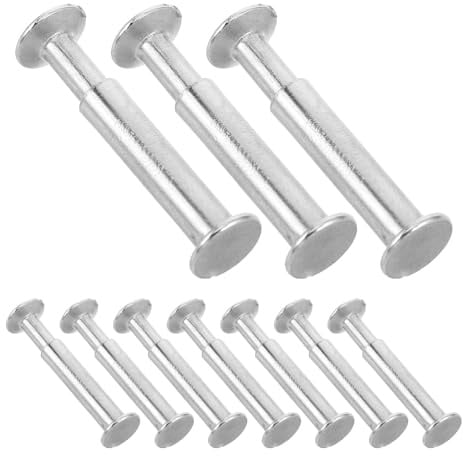 Holibanna 10pcs Kitchen Utensil Handle Rivet - Locking Rivets for Spatula, Scoop Shovel Loose Handles - Cooking Spatulas Grip Repairing Hardware