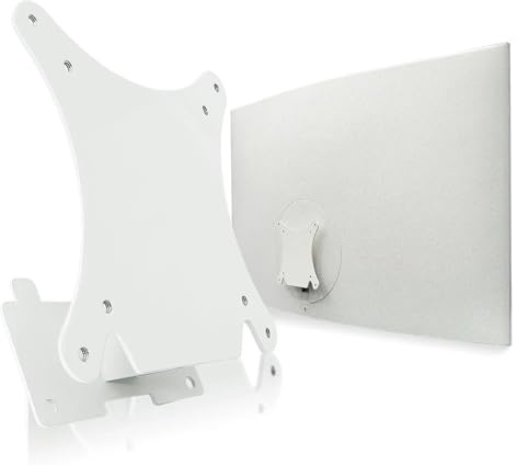 Compatible For Samsung，U32R590 U32R591 U32R592 U32R590C U32R592C U32R594C UR59C Monitor，Robotic Arm Bracket Adapter Plate, Vesa Adapter 75x75 & 100x100(Black)