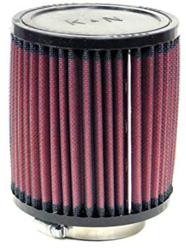 K&N Universal Clamp-On Air Filter: High Performance, Premium, Washable, Replacement Engine Filter: Flange Diameter: 2.5625 In, Filter Height: 5 In, Flange Length: 0.75 In, Shape: Round, RA-0610
