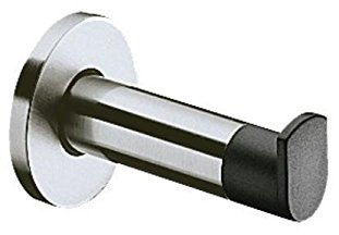 Keuco 14911070000 Handtuchhaken Plan, komplett mit Türpuffer, edelstahl