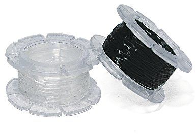 Rayher 8916801 Magic-Stretch, 0,5 mm, SB-Btl. Spule 5 m, schwarz