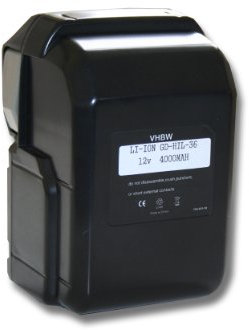 vhbw Batería Compatible con Hitachi DH 25DAL, DH 25DL Herramienta (4000 mAh, Li-Ion, 25,2 V)