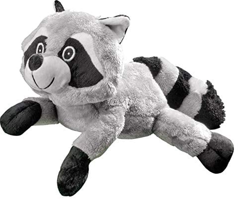 GLOREX 0 4638-1 - Kuscheltier zum Selberstopfen Waschbär Luki, ca. 39 cm groß, aus hochwertigem Plüsch genäht, muss nur noch befüllt werden, mit Geburtsurkunde