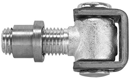 2 x SO-TOOLS® Torangel 106 mm mit Einschweißmutter M24 verstellbar Torband Anschweißband
