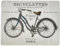 Creative Tops Cork-Backed Placemats / Table Mats with Printed Bicycles Design, Rectangular, White, 30 x 23 cm, Set of 6