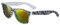 Ciffre Sonnenbrille Nerdbrille Nerd Retro Look Brille Pilotenbrille Vintage Look - ca. 80 verschiedene Modelle Viele Farben (Zebra-Feuerverspiegelt)
