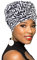 BOBIBI Turban-Kopfwickel, afrikanischer langer Schal, Turban-Schal, Boho-Stil, Kopftuch, A1-Farbe 33, Einheitsgröße