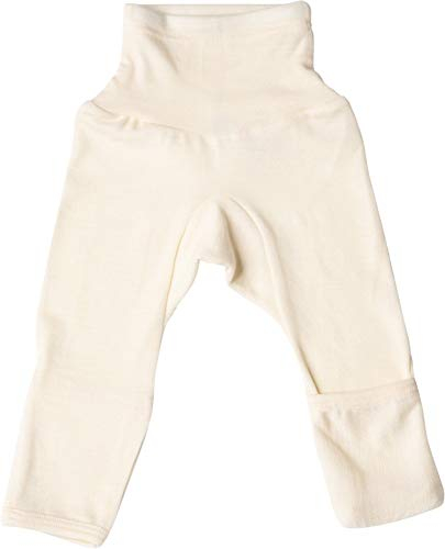 Cosilana Baby Hose lang- mit Kratzschutz am Bein 86/92 Natur 01
