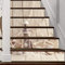 A.Monamour Treppenaufkleber Selbstklebend 3D Muster Fischernetz Seestern Muschel Leuchtturm Vinyl Wasserdicht Treppe Aufkleber Fliesenaufkleber Abziehbilder Wandaufkleber Wandtattoos DIY 6 Stücke