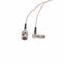HangTon Mini SDI to 3G SDI Video Signal Coaxial Adapter Cable 75 ohm for Blackmagic Camera Video Assist Monitor Hyperdeck Shuttle (20cm, Right Angle DIN 1.0/2.3 to Male BNC RG179)