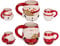 Weihnachtsbecher mit Keksfach - Kaffee- Glühweinbecher, 400 ml, Keramik