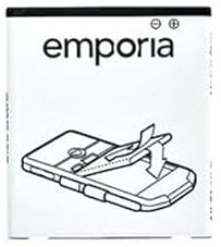 Emporia Ersatzakku, Kompatibel mit EmporiaSIMPLICITY, Simplicity-LTE und emporiaPURE, Langlebig, Sicher und Zuverlässig, 1.000mAh, Weiß
