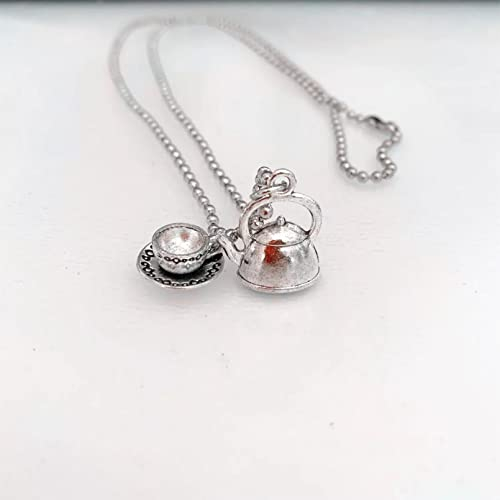pendant necklace Creative teapot cup Necklace Teapot pendant Necklace Fashion Gift Special fine jewelry gift Jewelry Party