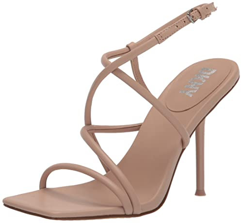DKNY Damen Bequeme Chic Shoe Reia Sandalen mit Absatz, Gold-Sand, 37.5 EU