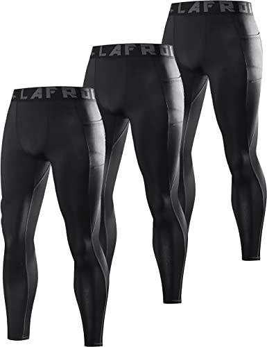 LAFROI Mallas de compresión para Hombre, de Secado rápido, Ajuste Fresco, YSK08