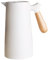 HERCHR Thermal Coffee Carafe, Double Walled Insulated Carafe for Coffee, Tea, Keeps Hot or Cold (White)