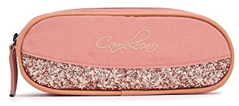 Cameleon Trousse école Rose 24cm avec 2 Compartiments Vintage Fantasy- Idéale pour la rentrée Scolaire en Primaire du CP au CM2 pour Fille et garçon