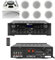 IMPIANTO AUDIO FILODIFFUSIONE BLUETOOTH TELECOMANDO CASSE TONDE DA CONTROSOFFITTO 13 (6 CASSE 13 CM)
