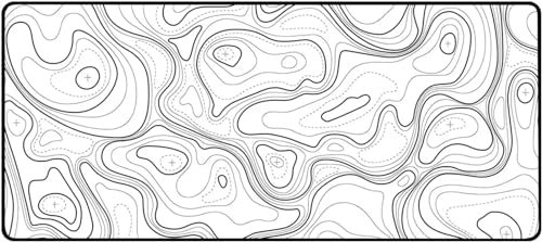 Tapis de Souris Gaming XXL ZANHOG 1000x500x3mm Topographique Blanc Grand Tapis de Souris avec Bords Cousus Surface Spéciale Améliore la Précision et la Vitesse pour Gamer PC Ordinateur