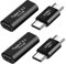 YRIKE Adaptador USB C 3.1, Adaptador USB C Hembra a USB C Hembra, Adaptador USB C Macho a USB Macho, Compatible con MacBook Pro, Tablet, Samsung Galaxy y más