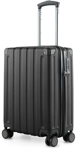 Hauptstadtkoffer Q-Damm - Handgepäck 54x37x21, TSA, 4 Rollen, Reisekoffer, Hartschalenkoffer, Rollkoffer, Handgepäckkoffer, Bordgepäck Koffer, Anthrazit