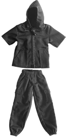 rockible Action Figure in Scala 1:12 Abiti per Il Corpo Tute Casual Abbigliamento Sportivo per Action Figure da 6 Pollici, Insieme dei Vestiti