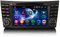 Erisin 8-Kern 4GB+64GB Android 14 Autoradio Bluetooth GPS Navi für Mercedes Benz E Klasse W211 CLS Klasse W219 7 DVD IPS Touchscreen CarPlay Android Auto DAB+ Radio DSP A2DP WiFi USB OBD2 SWC Canbus