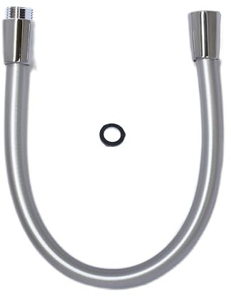 Brauseschlauch Verlängerung - 40 cm Länge - 5 lagig - hochwertiges Chromdesign