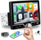 CAMECHO 7 Zoll Autoradio 1Din mit Bildschirm Wired CarPlay Android Auto, Bluetooth Freisprecheinrichtung FM Radio Mirror Link Typ-C/USB/EQ SWC Rückfahrkamera+MIC