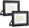 Projecteur LED 50w, 5400 Lm Projecteur LED Extérieur, Étanchéité Ip66 Lumière Blanche Chaude 3000k Projecteur À LED, Éclairage de Sécurité Extérieur pour Entrepôt, Garage, Arrière-Cour, Lot de 2