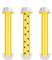 yotutun 3 Pièces Piège à Mouches des Fruits, Anti Moucherons Intérieur Attrape Mouches Cuisine avec Crochet de Suspension Suspendus Bâton Piege a Moucherons pour Intérieur et Extérieur (Jaune)