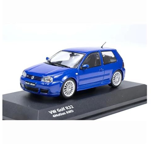 SYYANFEI Guss Auto Modell Maßstab 1:43 Für Volkswagen VW Golf IV R32 2003Simulation Metallautomodell Fertige Miniaturfahrzeug-Sammlungsanzeige Fahrzeuge spielzeugauto
