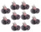 Toddmomy 10Stücke Mini Kaninchen Plüschtiere Große DIY Deko für Kleidung Taschen und Hüte Kreative Osterhasen Stofftiere Kuschelige Kaninchen Dekoration