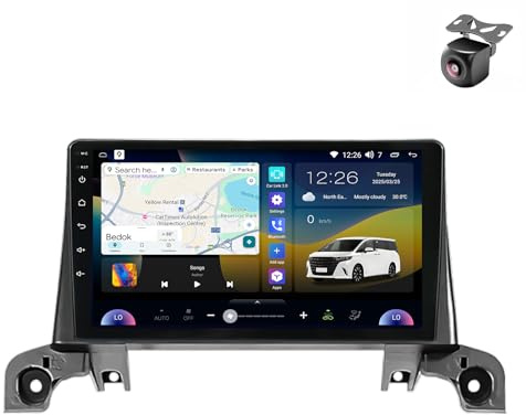 Android 14 Autoradio für Peugeot 5008 4008 3008 2017 2018 2019 2020 GPS Navigation 9 Zoll Kapazitiver Touchscreen Auto Stereo Mit Lüfter Radio RDS FM SWC Carplay Android Auto (M400S 8core 4+64G)